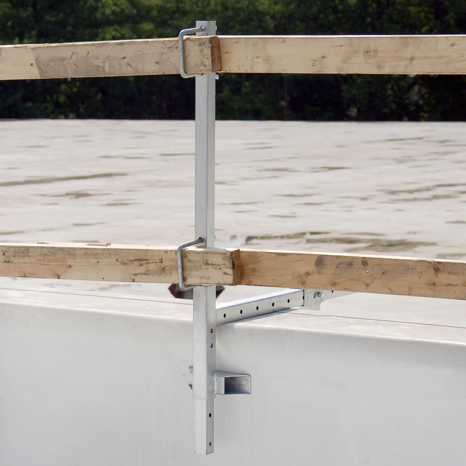 Tie Down Parapet Wall & Universal Guardrail System